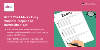 KCET 2024 Class 12th Marks Entry Link Reopens; Check Direct Link to Enter Marks